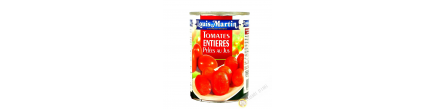 Cà chua nguyên hạt bóc vỏ với nước ép louis MARTIN 425g Pháp