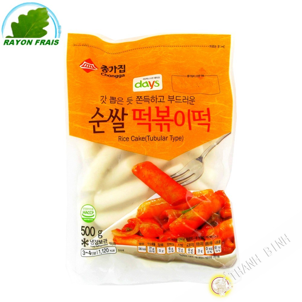 Gateau De Riz En Baton Chongga 500g Coree Frais Gateau De Riz En Baton Chongga 500g Coree Frais