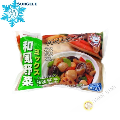 Vegetable mix Wafu yasai mix WEL-PAC 454g - SURGELES