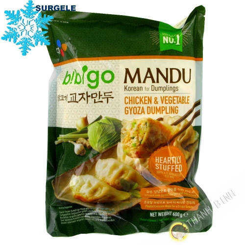 Gyoza Mandu chicken & vegetable Mandu BIBIGO 600g Germany - SURGLES