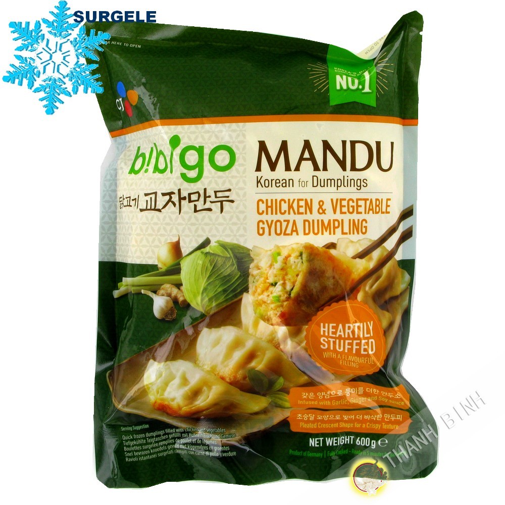 Gyoza Mandu Huhn Gemuse Mandu Bibigo 600g Deutschland Surgles