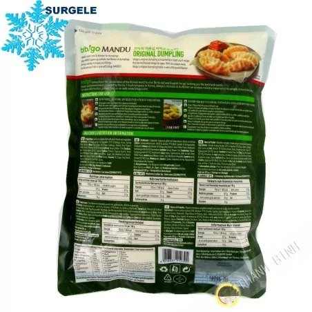Kim chi Gyoza Mandu - thịt BIBIGO 525g Đức - SURGELES