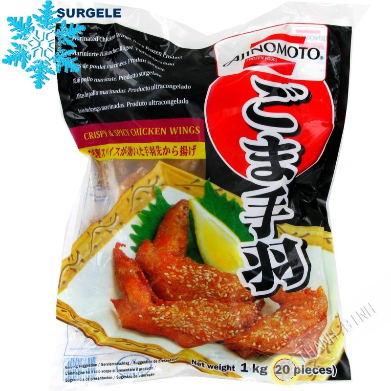 Ala di pollo fritto 20pcs AJINOMOTO 1kg Thailandia - SURGELES