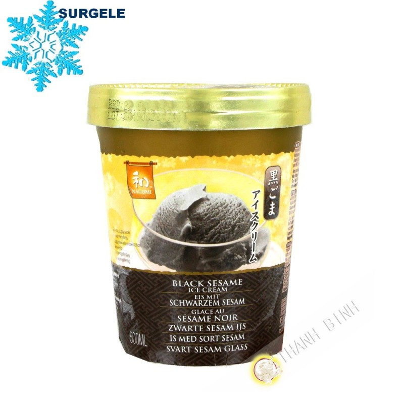 Glace au sésame noir NAGOMI 500ml Allemagne  - SURGELES