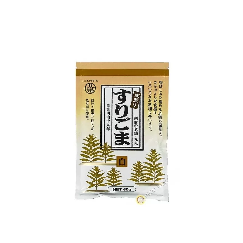 White sesame grilled pounded fukairi surigoma KUKI 60g Japan