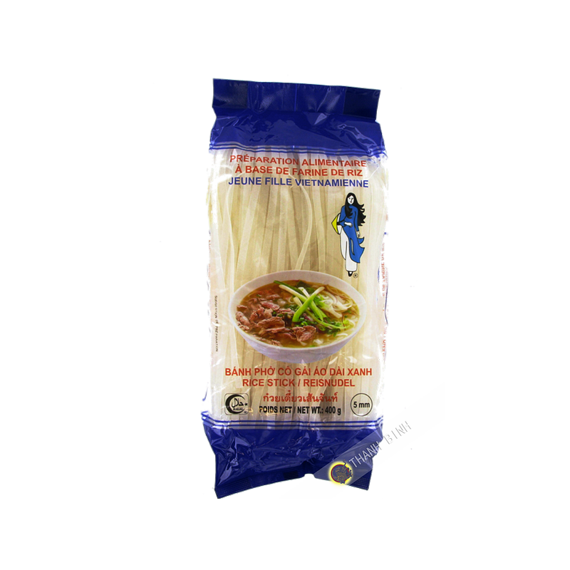 Vermicelli di riso pho RAGAZZA 5mm Vietnam 400g Vermicelli di riso pho RAGAZZA 5mm Vietnam 400g