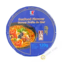 Sopa de fideos con sabor a mar de la fruta en un tazón KAILO 120g China