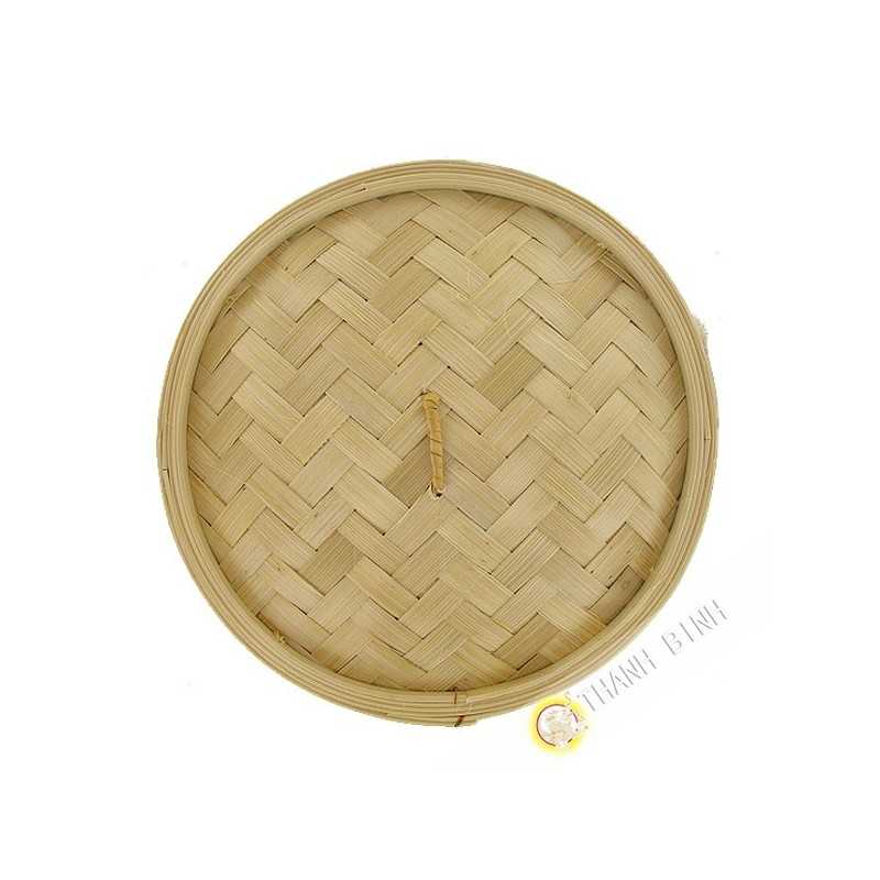 Couvercle vapeur en bambou taille 10" 25.4cm Chine Couvercle vapeur en bambou taille 10" 25.4cm Chine