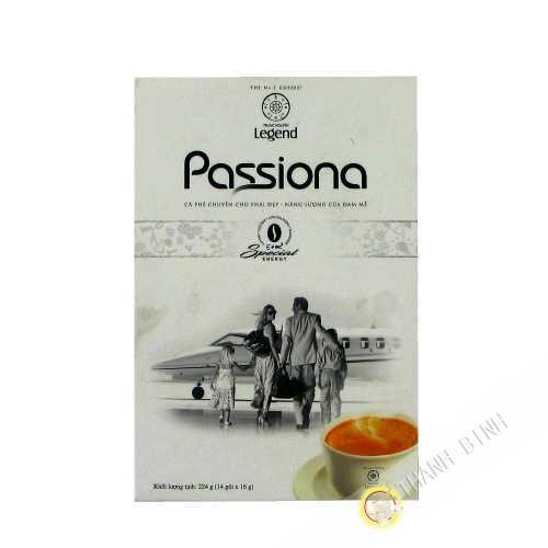 Café creme löslich Trung Nguyen G7 Passiona 14x16g - Vietnam - mit dem flugzeug