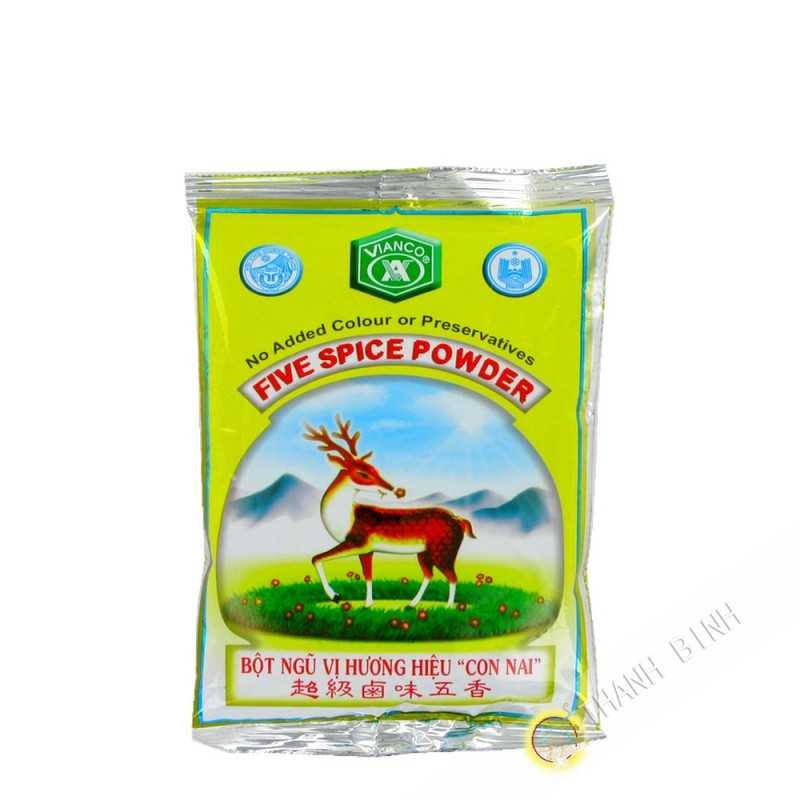 Five fragrances Ngu vi huong powder Con Nai VIANCO 10gr VIETNAM