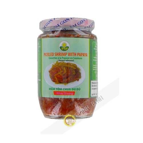 Garnelen-papaya in salzlake 454g Vietnam