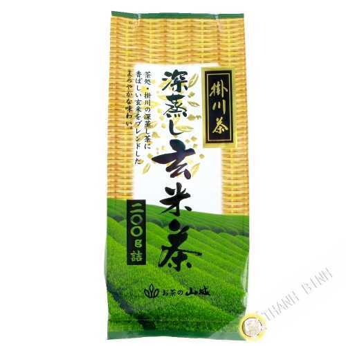 El té verde con arroz inflado YAMASHIRO 200g de Japón