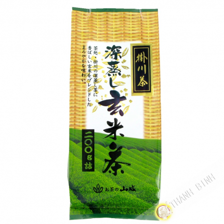El té verde con arroz inflado YAMASHIRO 200g de Japón