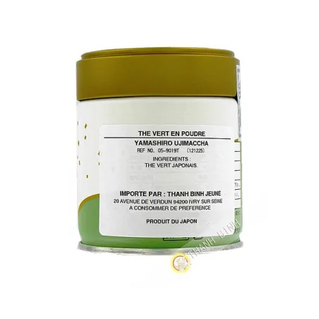 Thé vert matcha en poudre YAMASHIRO 40g Japon