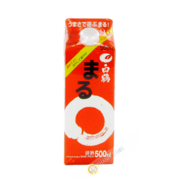 Sake giapponese HAKUTSURU 500ml 13°50 Giappone