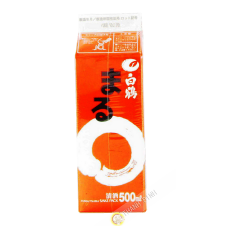 Saké japonais HAKUTSURU 500ml 13°50 Japon