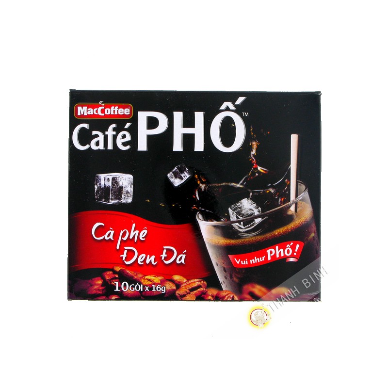 Cafe Pho black soluble Pho MAC COFFEE 10x16g Vietnam
