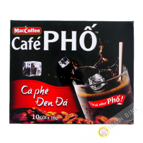 Cafe Pho black soluble Pho MAC COFFEE 10x16g Vietnam