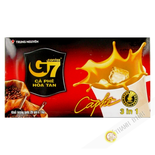 Café crème soluble 3 en 1 G7 TRUNG NGUYEN 320g Vietnam