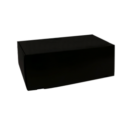 Boîte cadeau Noir brillant 26x39x12cm