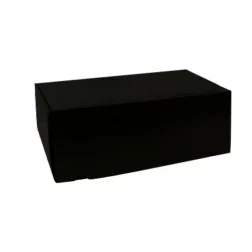 Glänzend schwarze Geschenkbox 26x39x12cm