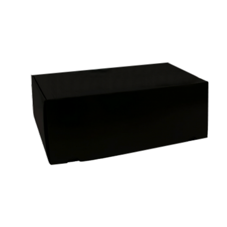Boîte cadeau Noir brillant 26x39x12cm