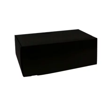 Caja regalo negra brillo 26x39x12cm
