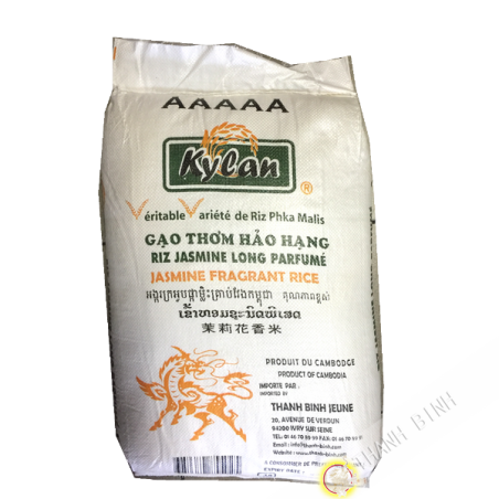 Gạo thơm hoa nhài KỲ LÂN 18kg Campuchia 2024