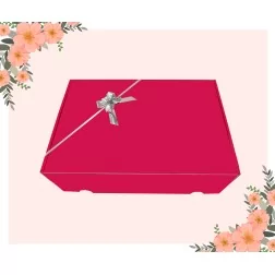 Boîte cadeau Fuchsia brillant 24x35x10cm