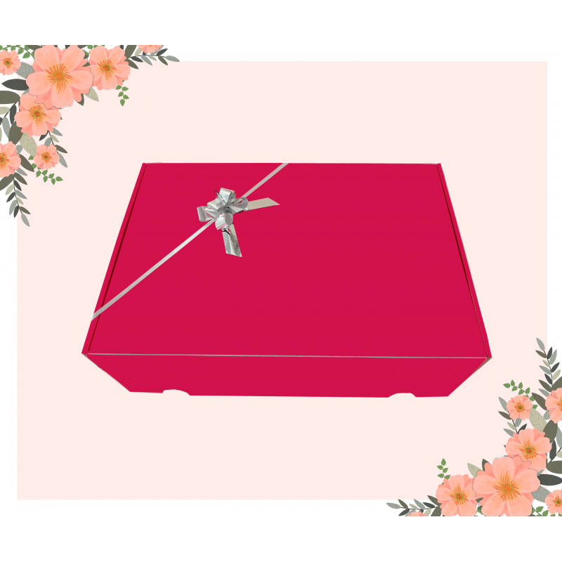 Shiny Fuchsia Gift Box 24x35x10cm
