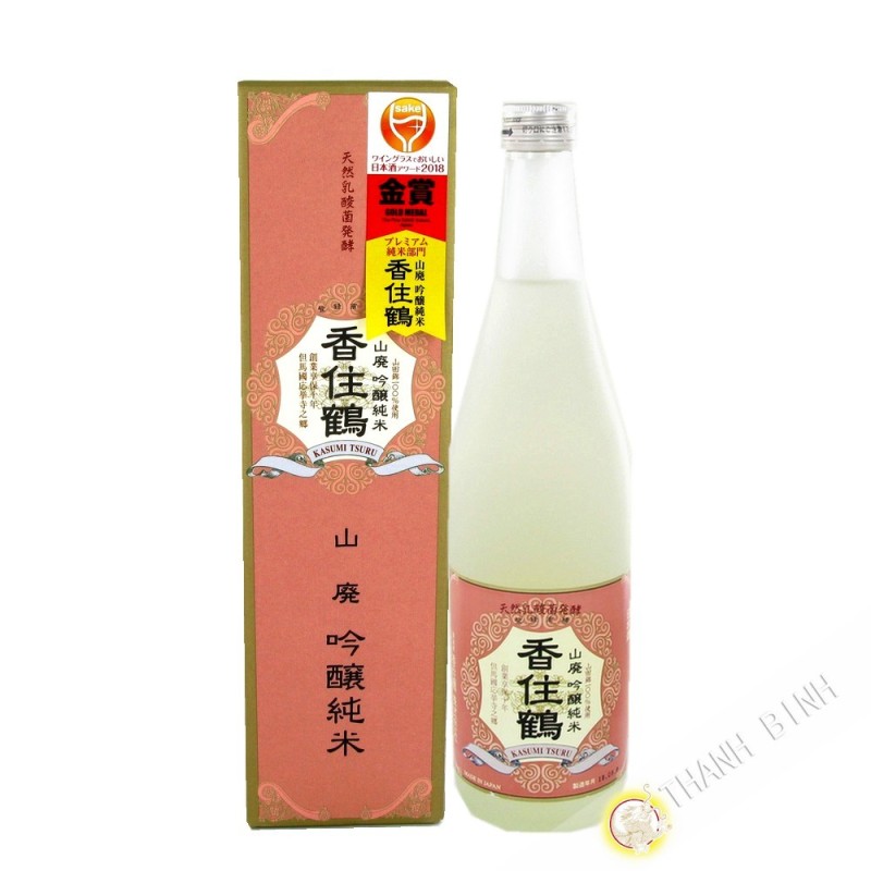 Il sake giapponese KASUMITSURU 720 ml 15° Giappone