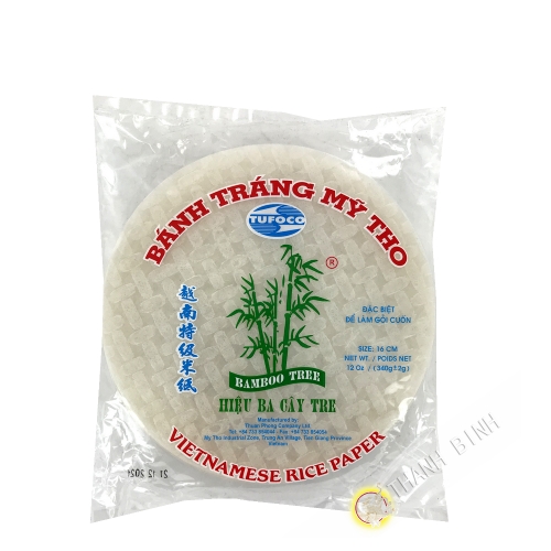 Bánh tráng gỏi cuốn BA CÂY TRE 16cm 340g Việt Nam