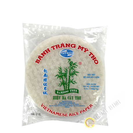 Foglio di riso speciale rotoli primavera 16 cm BAMBÙ Vietnam