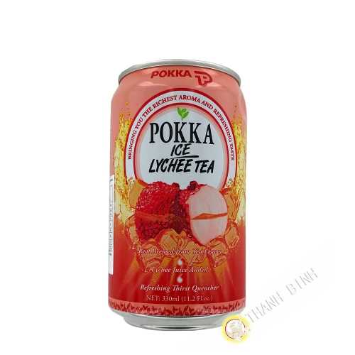 Boisson thé glacé au litchi POKKA 330ml Singapour