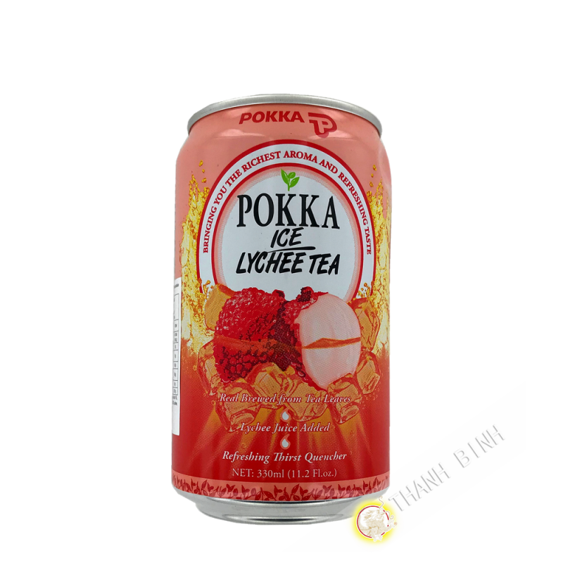 Boisson thé glacé au litchi POKKA 330ml Singapour