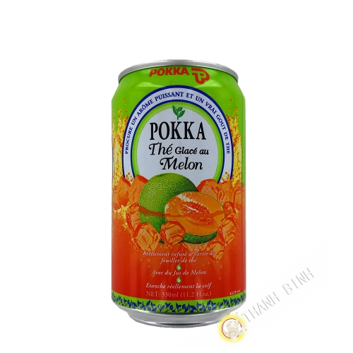 POKKA melon iced tea drink 330ml Singapore