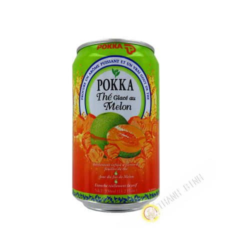 POKKA melon iced tea drink 330ml Singapore