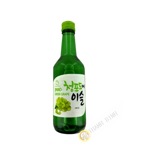 Chamisul soju uva verde 350ml 13 ° Corea