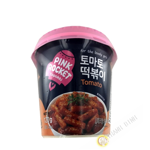 Sốt cốc cà chua Topokki PINK ROCKET 120g Hàn Quốc