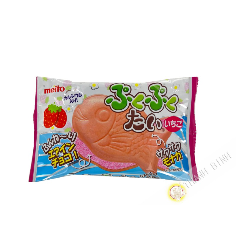 Strawberry mousse biscuit MEITO 20g