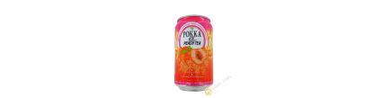 Boisson thé glacé à la pêche POKKA 330ml Singapour