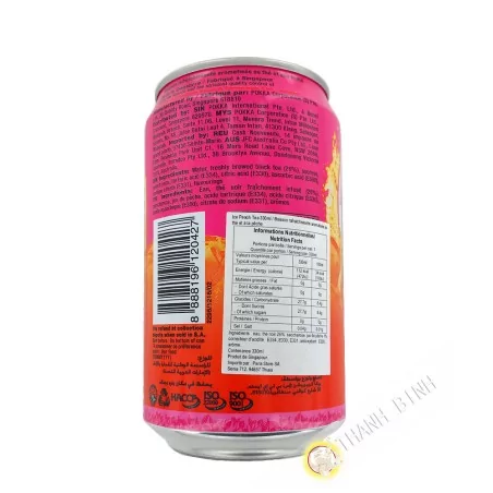 Pokka Pfirsich Eistee Getränk 330ml Singapur