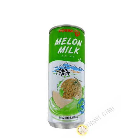 POKKA melon and milk drink 240ml Singapore