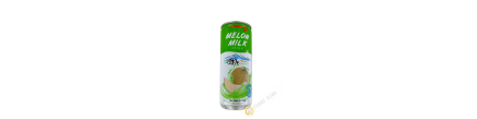 POKKA melon and milk drink 240ml Singapore