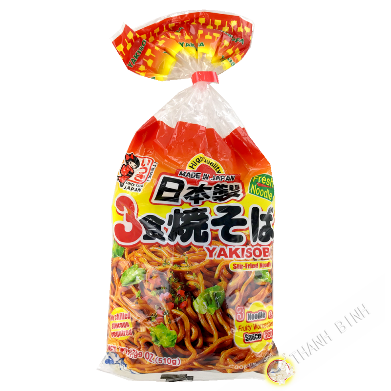 Vorgekochter yakisoba-Teig ITSUKI 510g Japan