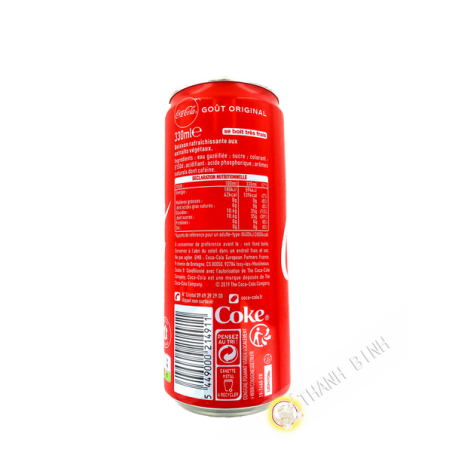 Drink Coca Cola can 330ml