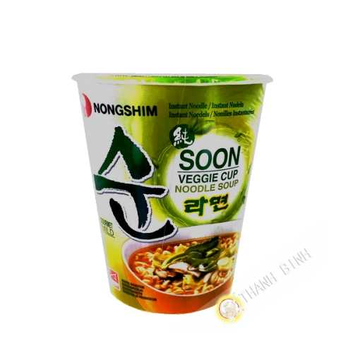 Soupe nouille Soon végétarien Cup NONGSHIM 67g Corée