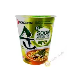 Zuppa di noodle Presto Tazza vegetariana NONGSHIM 67g Corea