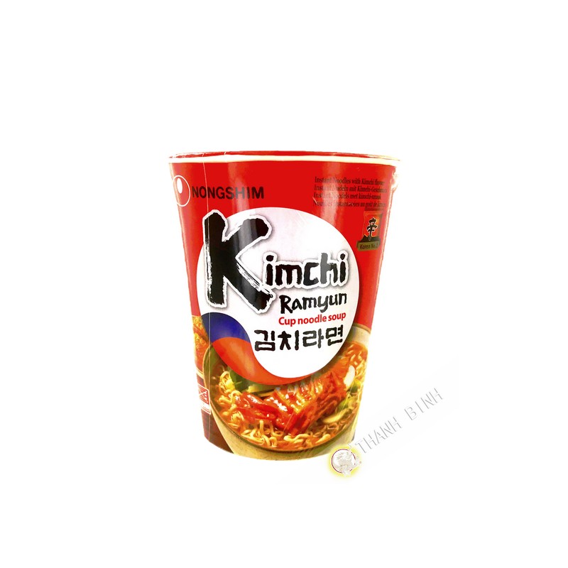 Noodle soup Kim Chi ramen Cup NONGSHIM 75g Korea