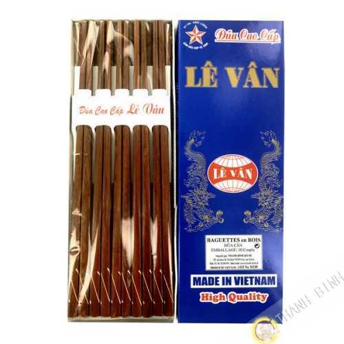 Baguettes en bois 'Go Can' 10 paires Vietnam